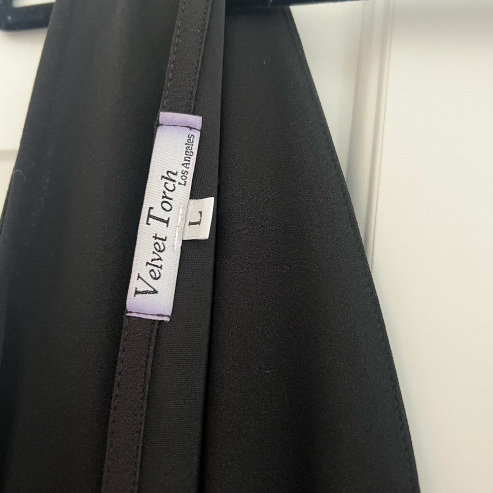 Velvet Torch Size Large Midi Dress